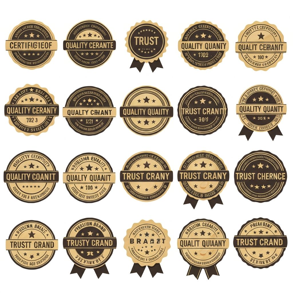 Safety certifications and quality badges