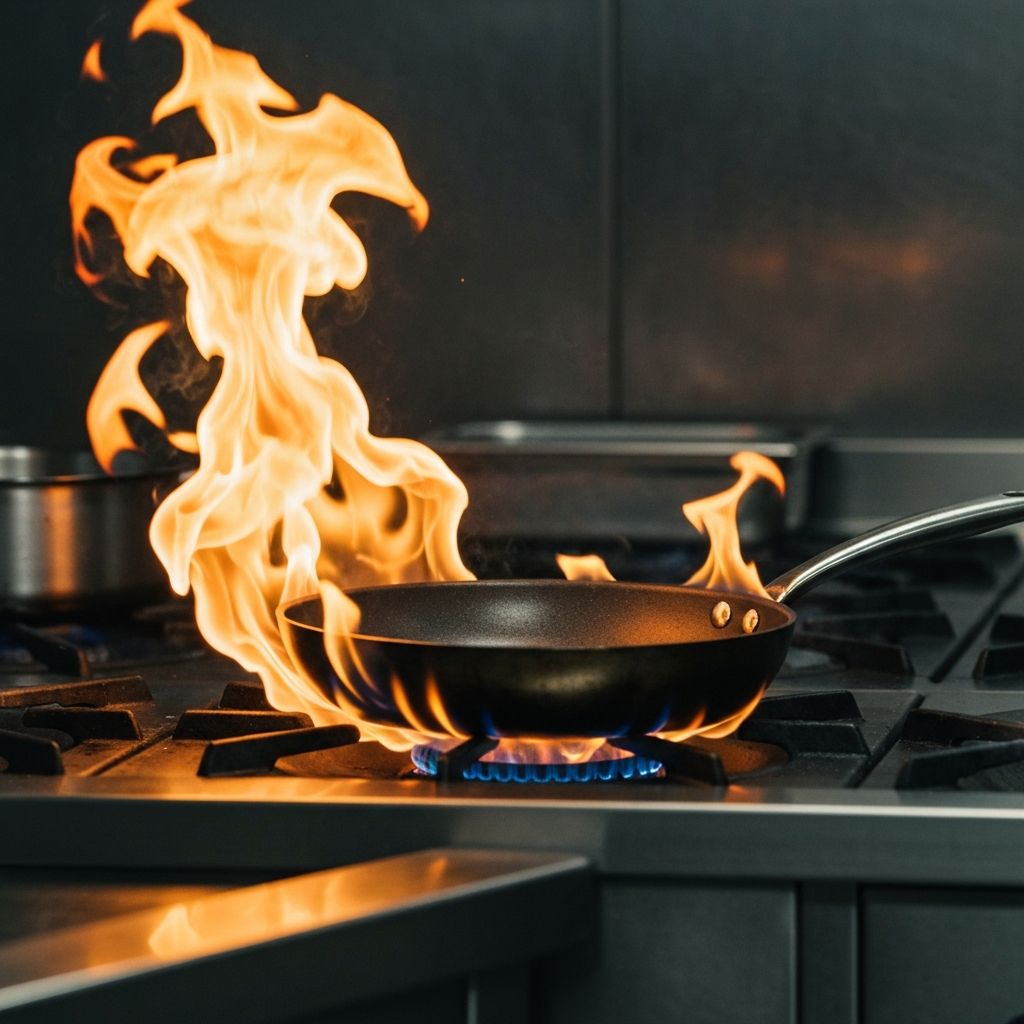High heat cooking with Guy Fieri cookware up to 700°F